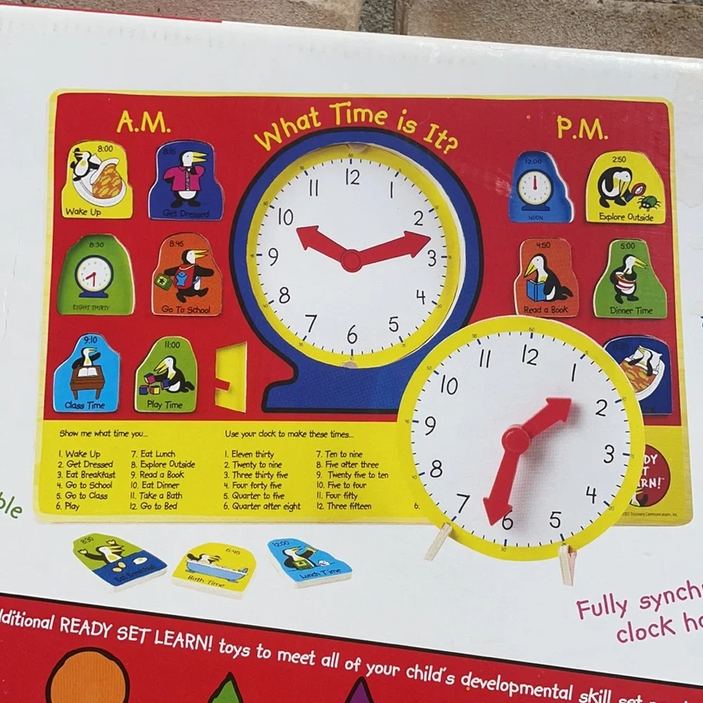 Paz’s Learning Time: What Time is it? Puzzle Ready Educational Toy - Learn - Picture 6 of 15